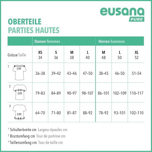 EUSANA T-shirt à manches courtes hommes – Image 4
