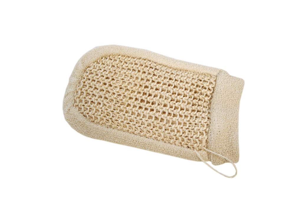 Gant de massage nature sisal et coton