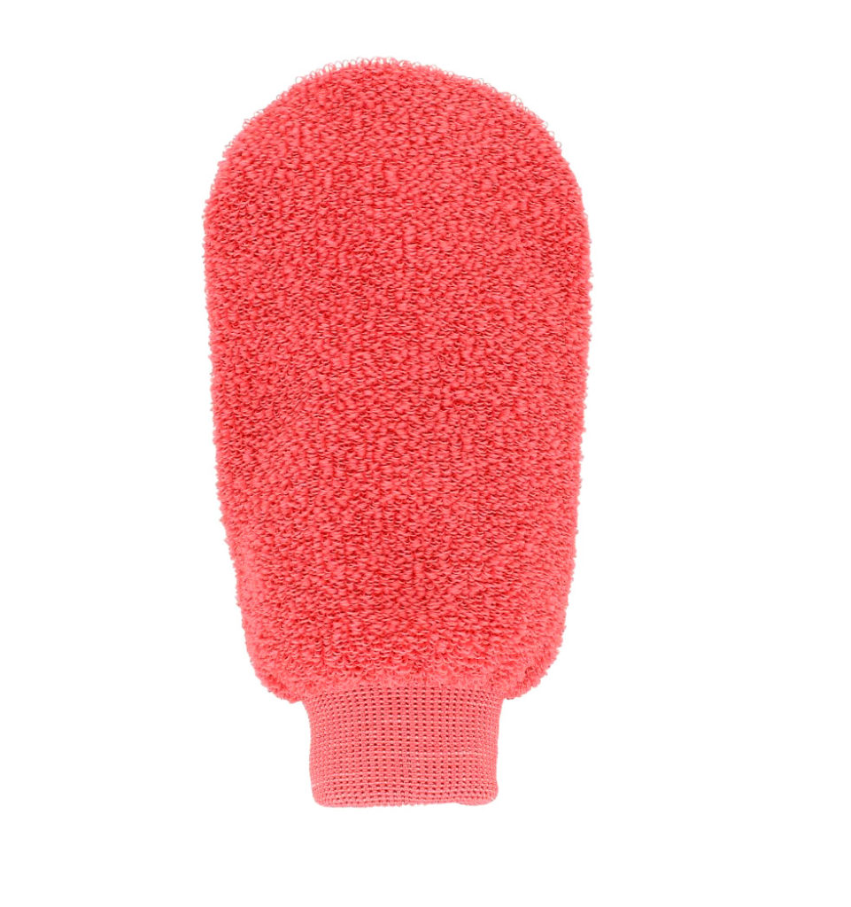 Gant de massage polyester