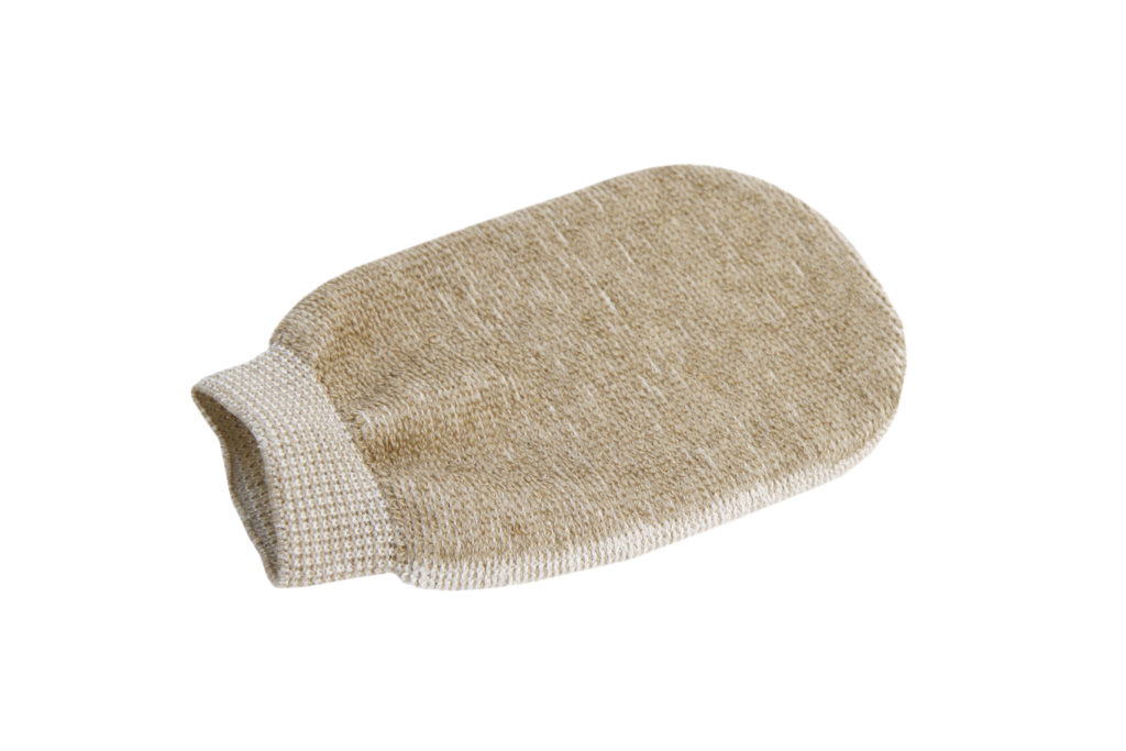 Gant de massage polyester et polyamid