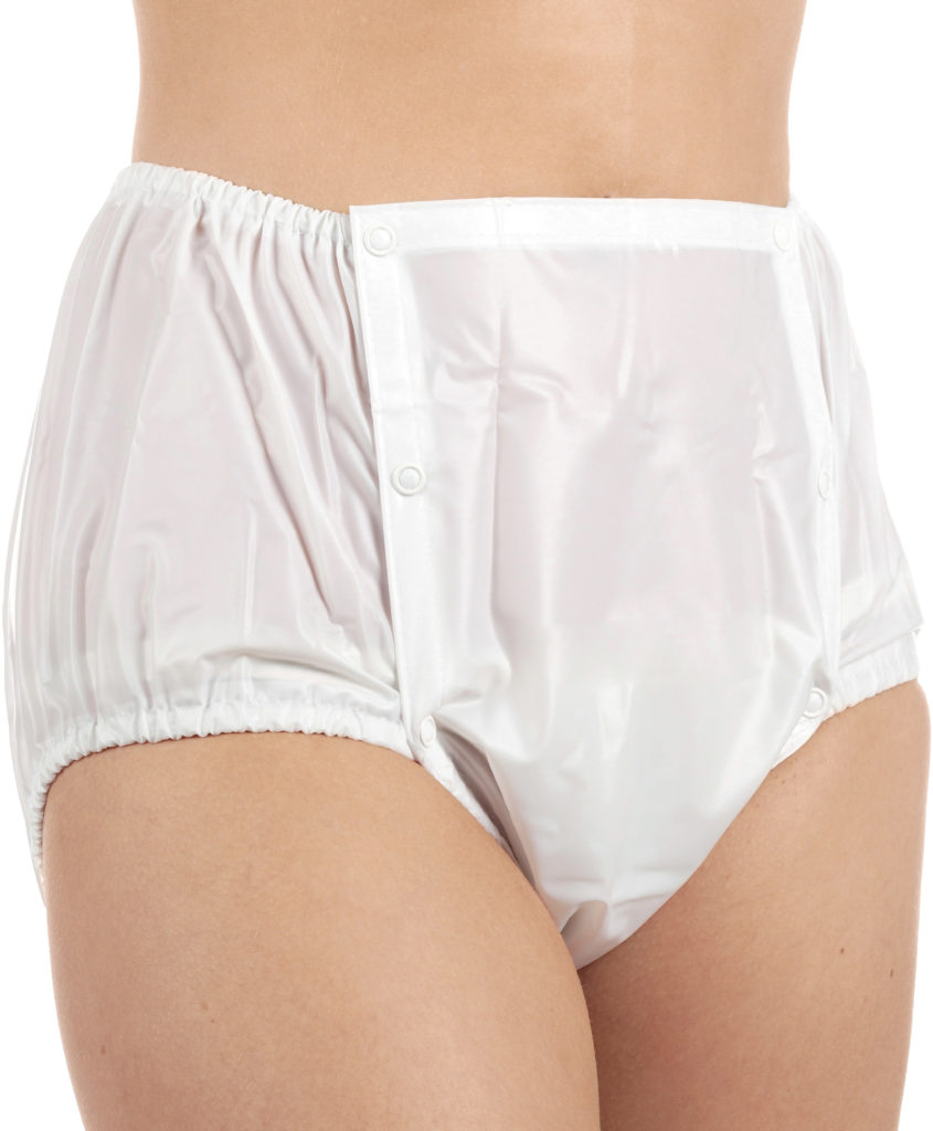 Culotte incontinence pvc avec bouton pression