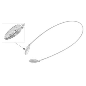 Attache serviettes argenté