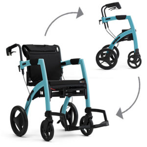 Déambulateur/fauteuil roulant ROLLZ MOTION² 2-en-1